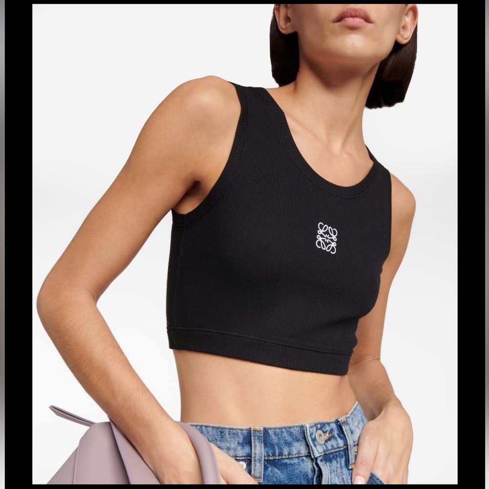 LOEWE Cropped anagram top